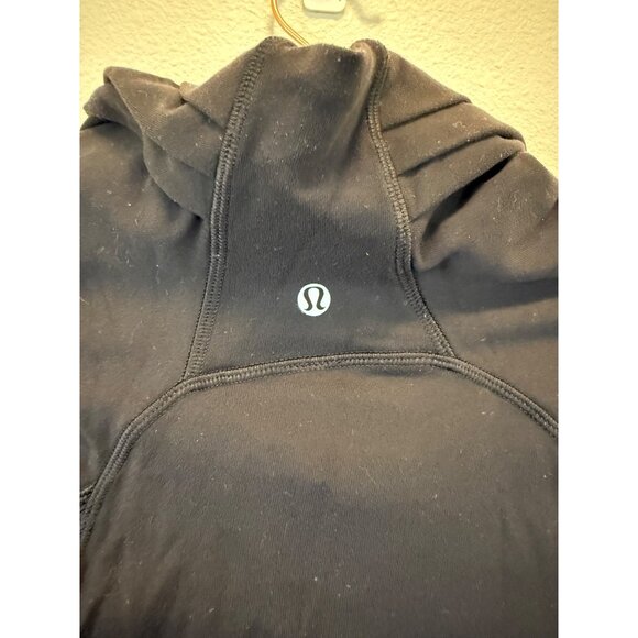 Lululemon Bhakti Yoga Jacket Women's Black Asymmetrical Zip Size 4 Athletic - Picture 8 of 13